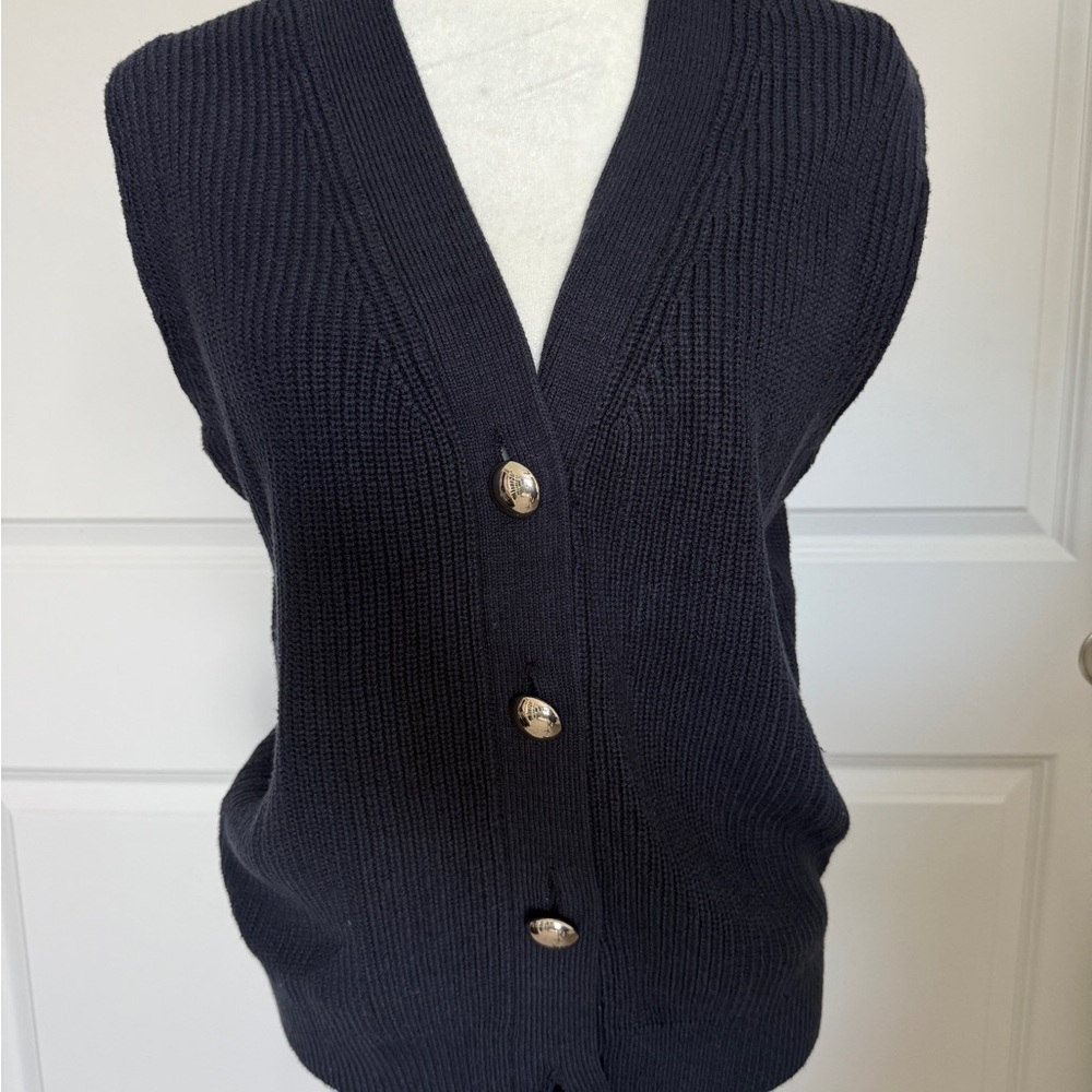 H&M Button-Up Sweater Vest